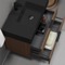 Floating Bathroom Vanity, Modern, Walnut, 32
